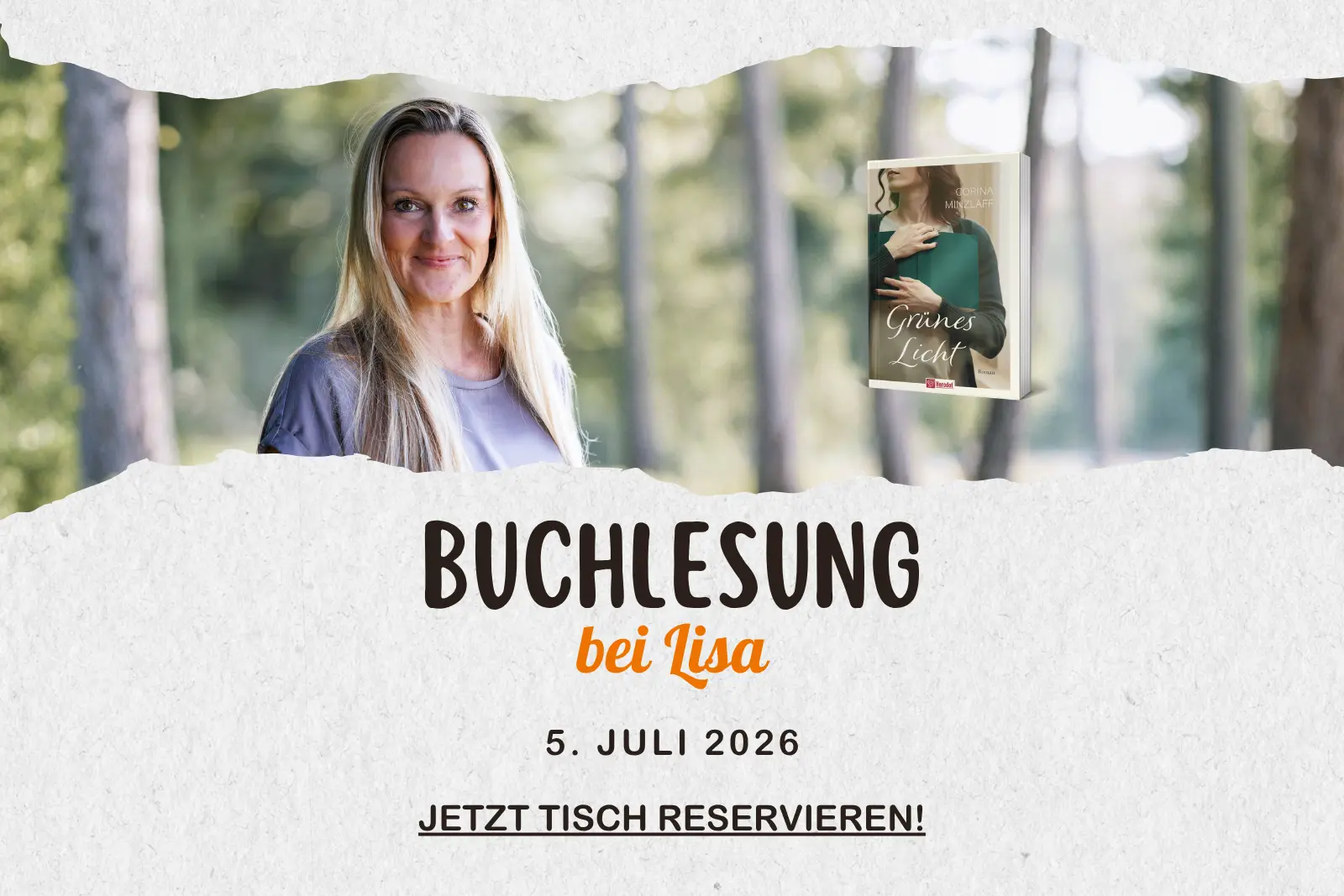 Buchlesung in Lisas Palmengarten